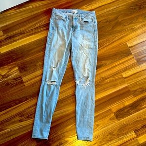 Good American high rise skinny jeans